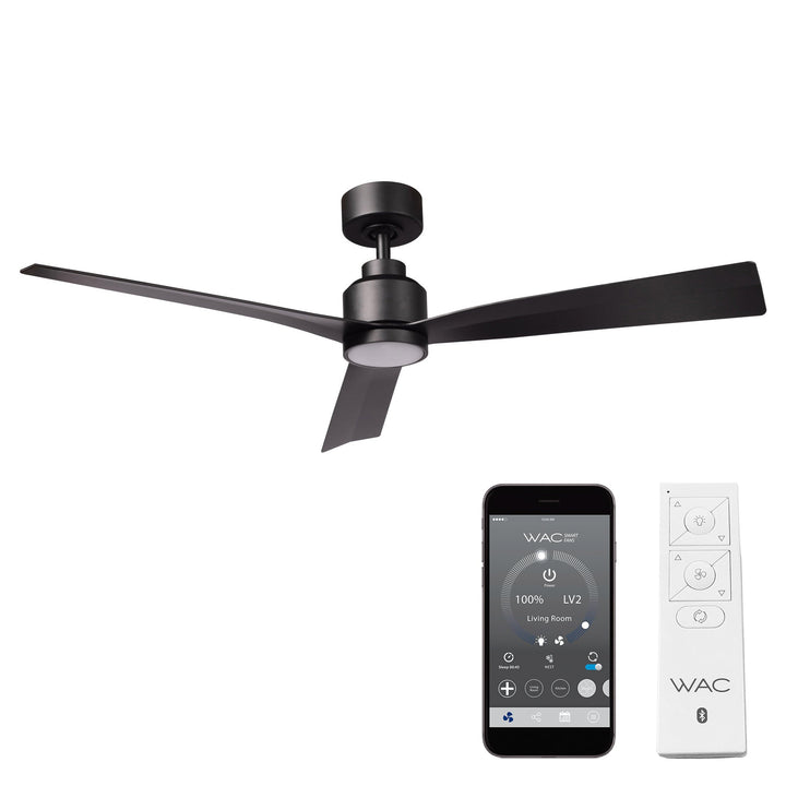 ##Antique Hardware## Clean 3-Blade LED Smart Ceiling Fan