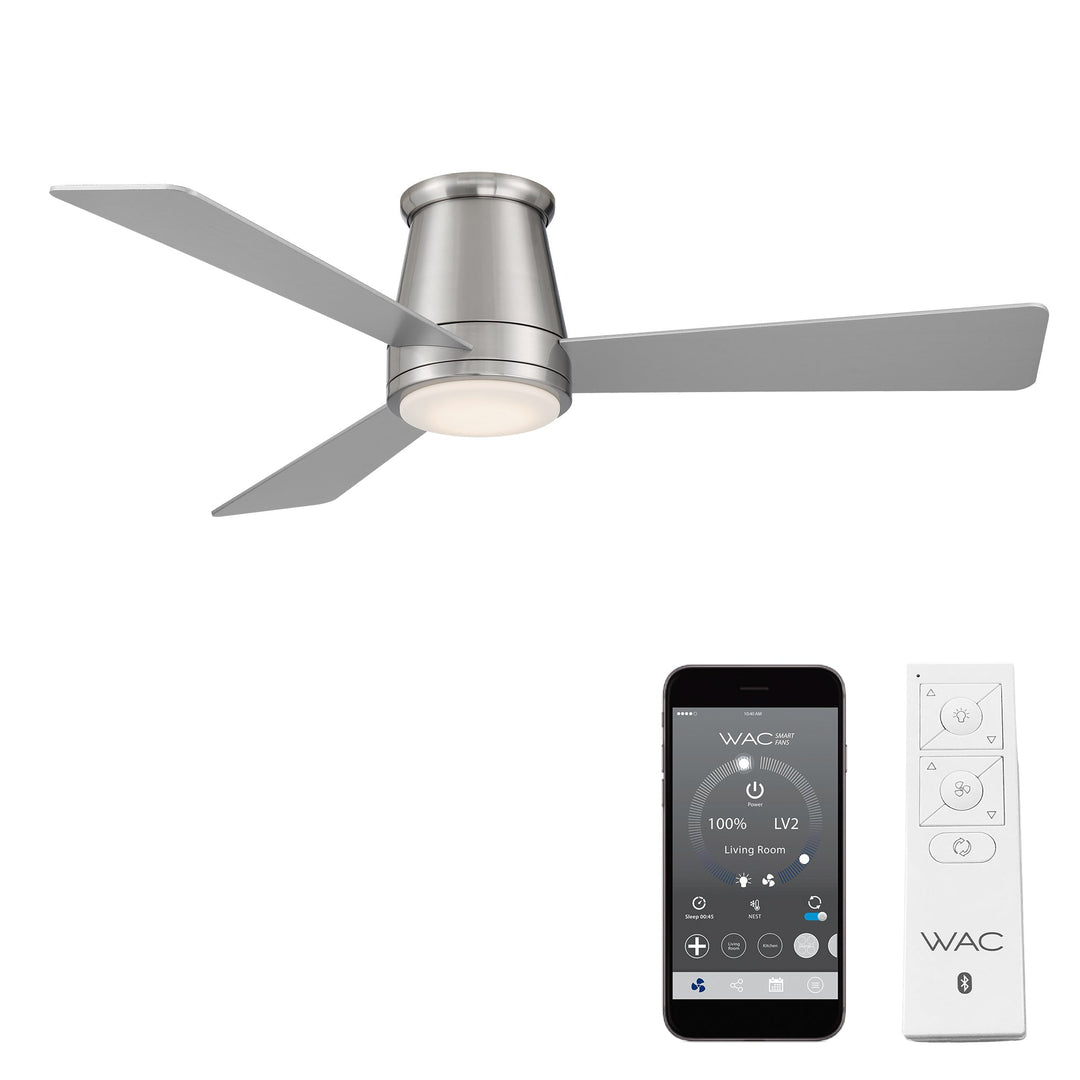 ##Antique Hardware## Hug 3-Blade Smart Flush Mount Ceiling Fan