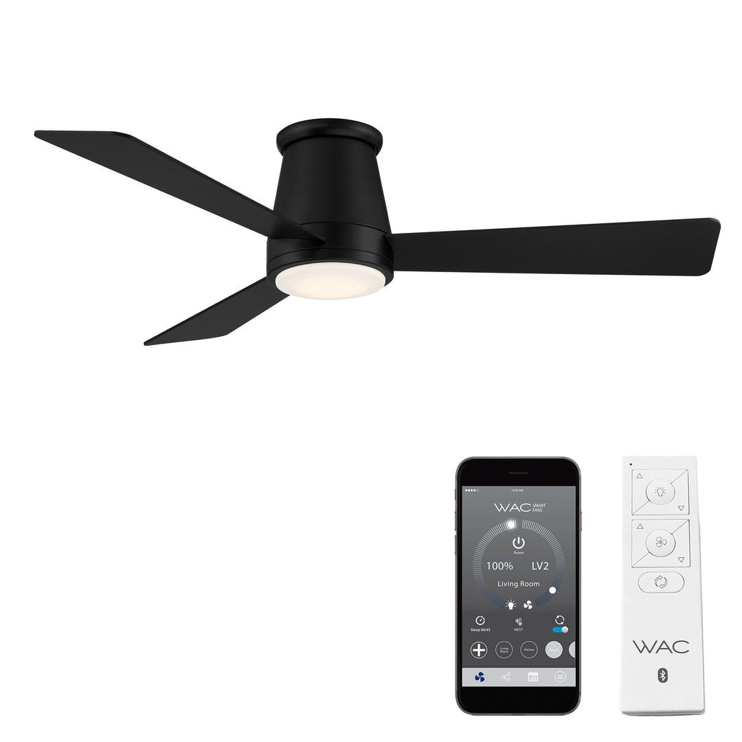 ##Antique Hardware## Hug 3-Blade Smart Flush Mount Ceiling Fan