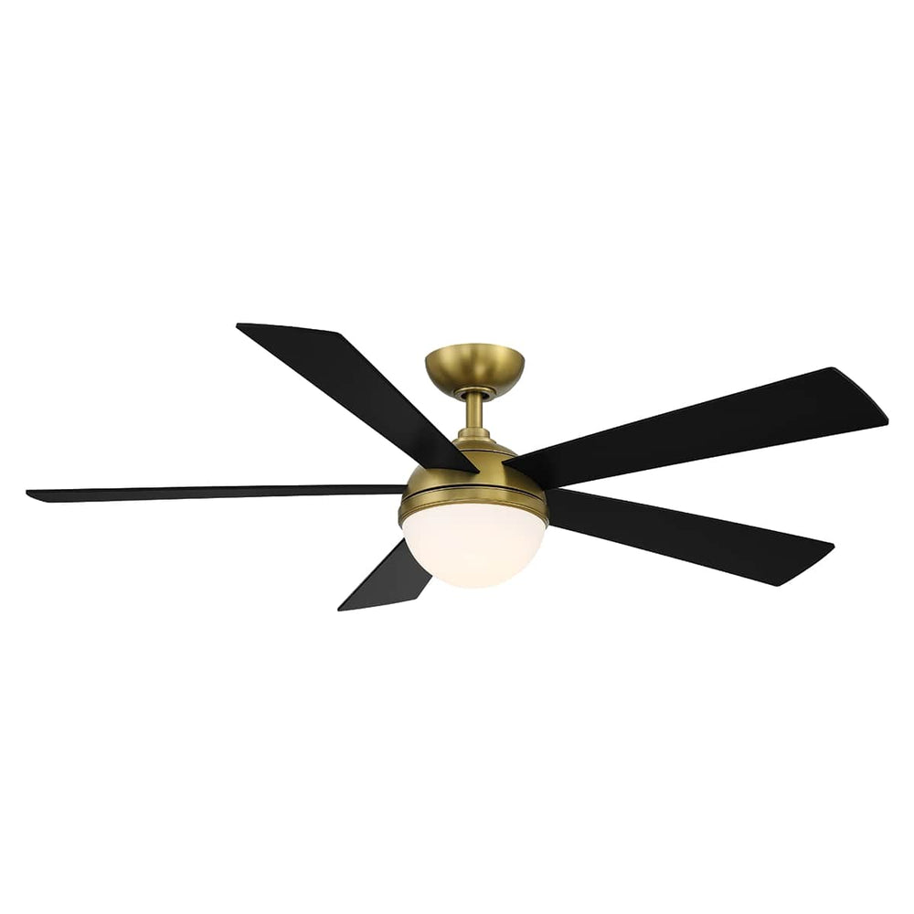 ##Antique Hardware## Eclipse 5-Blade LED Smart Ceiling Fan