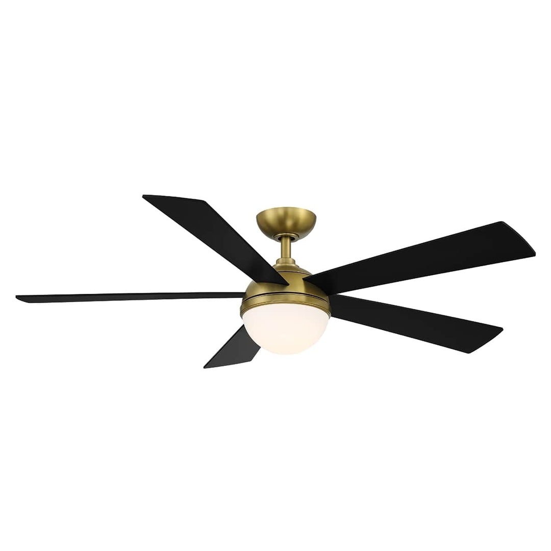 ##Antique Hardware## Eclipse 5-Blade LED Smart Ceiling Fan