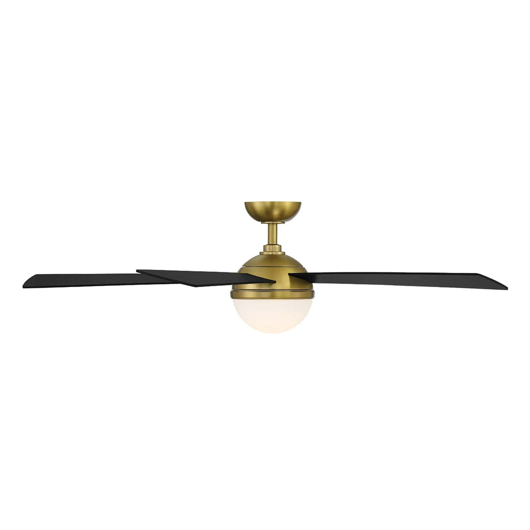 ##Antique Hardware## Eclipse 5-Blade LED Smart Ceiling Fan