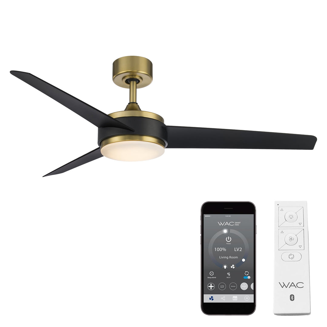 ##Antique Hardware## Mod 3-Blade Smart Ceiling Fan