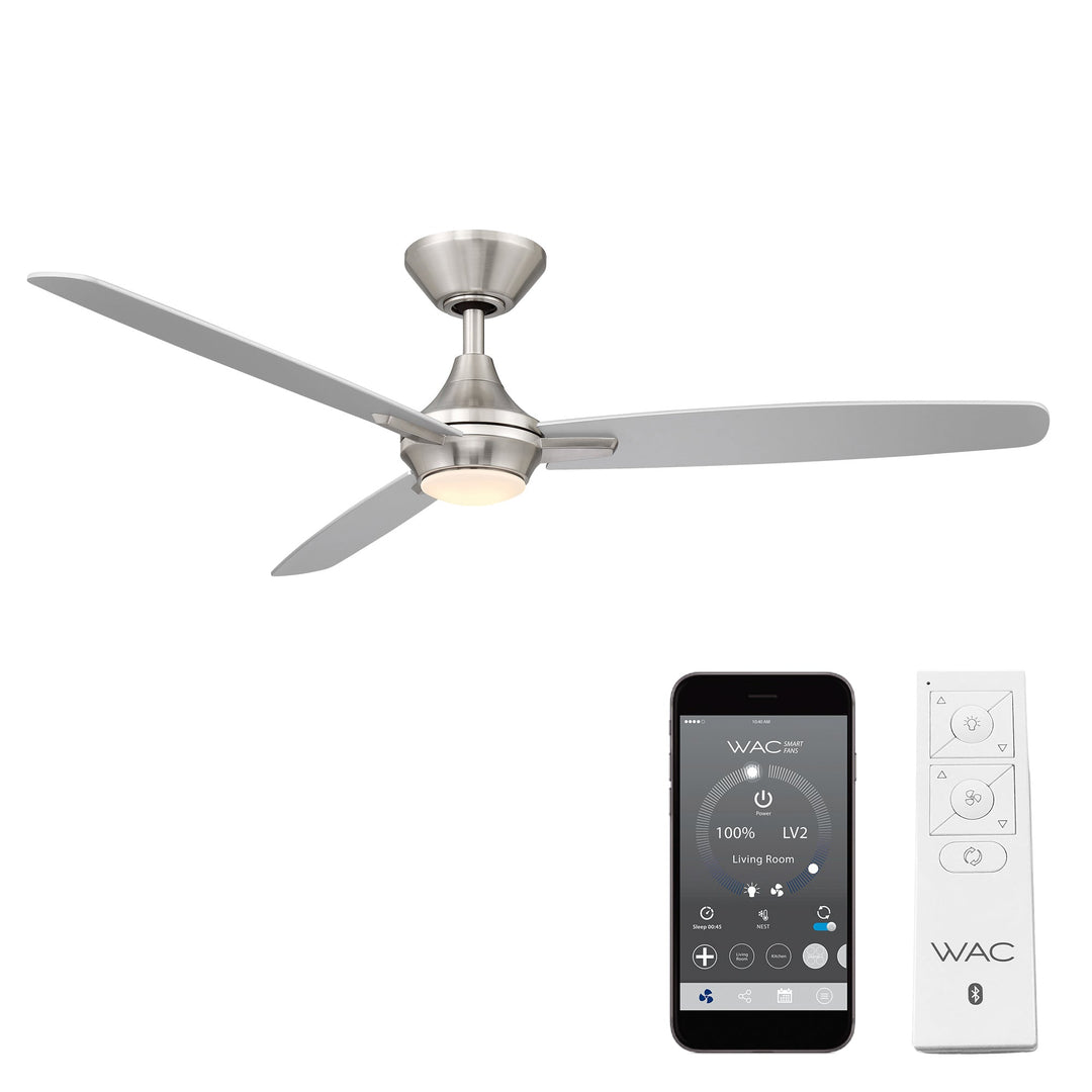 ##Antique Hardware## Blitzen 3-Blade LED Smart Ceiling Fan