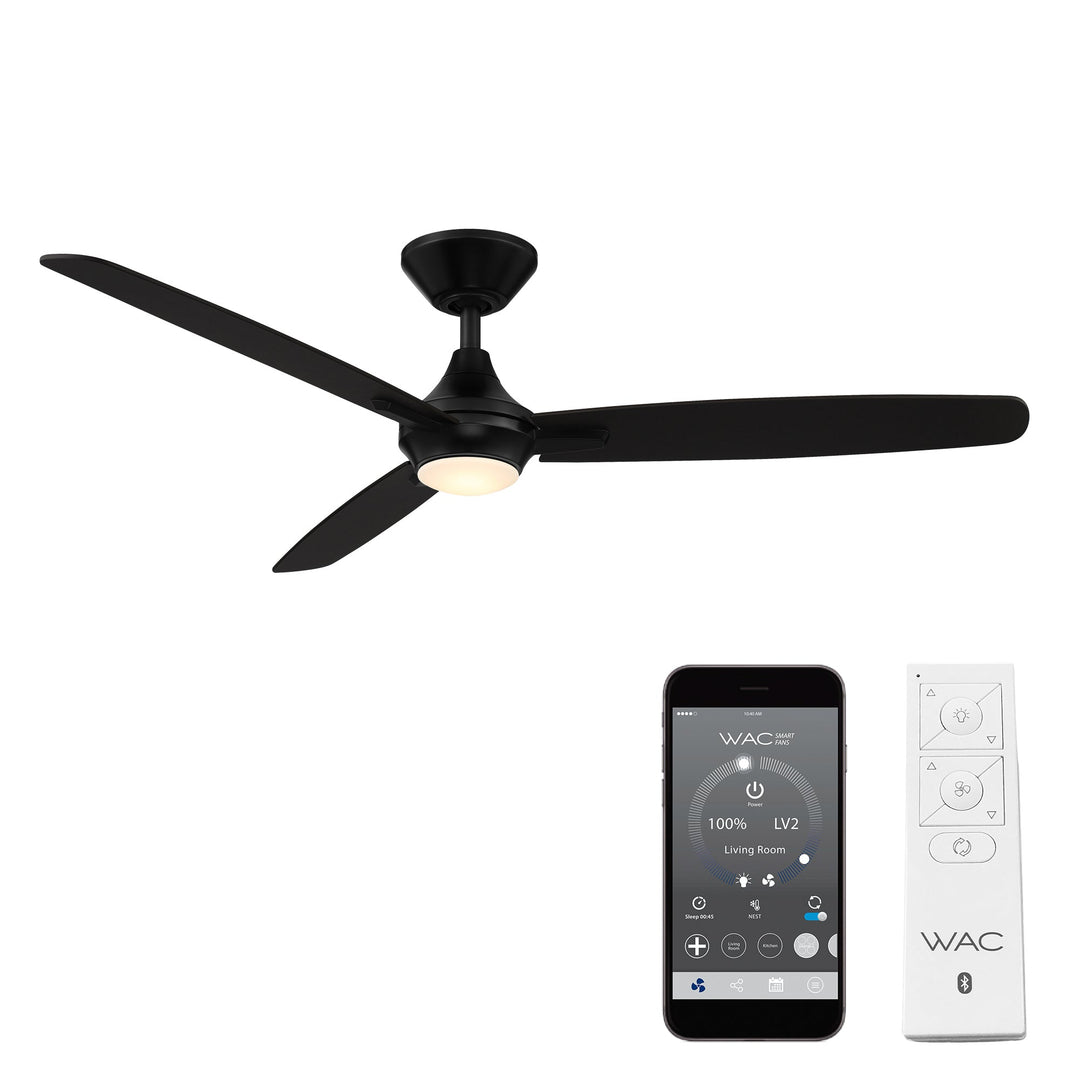 ##Antique Hardware## Blitzen 3-Blade LED Smart Ceiling Fan