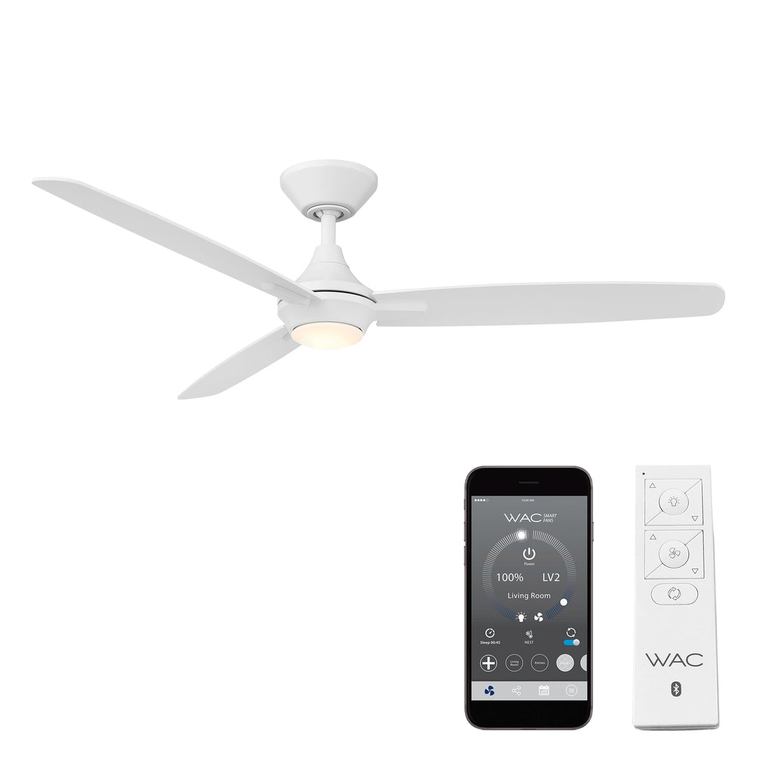 ##Antique Hardware## Blitzen 3-Blade LED Smart Ceiling Fan