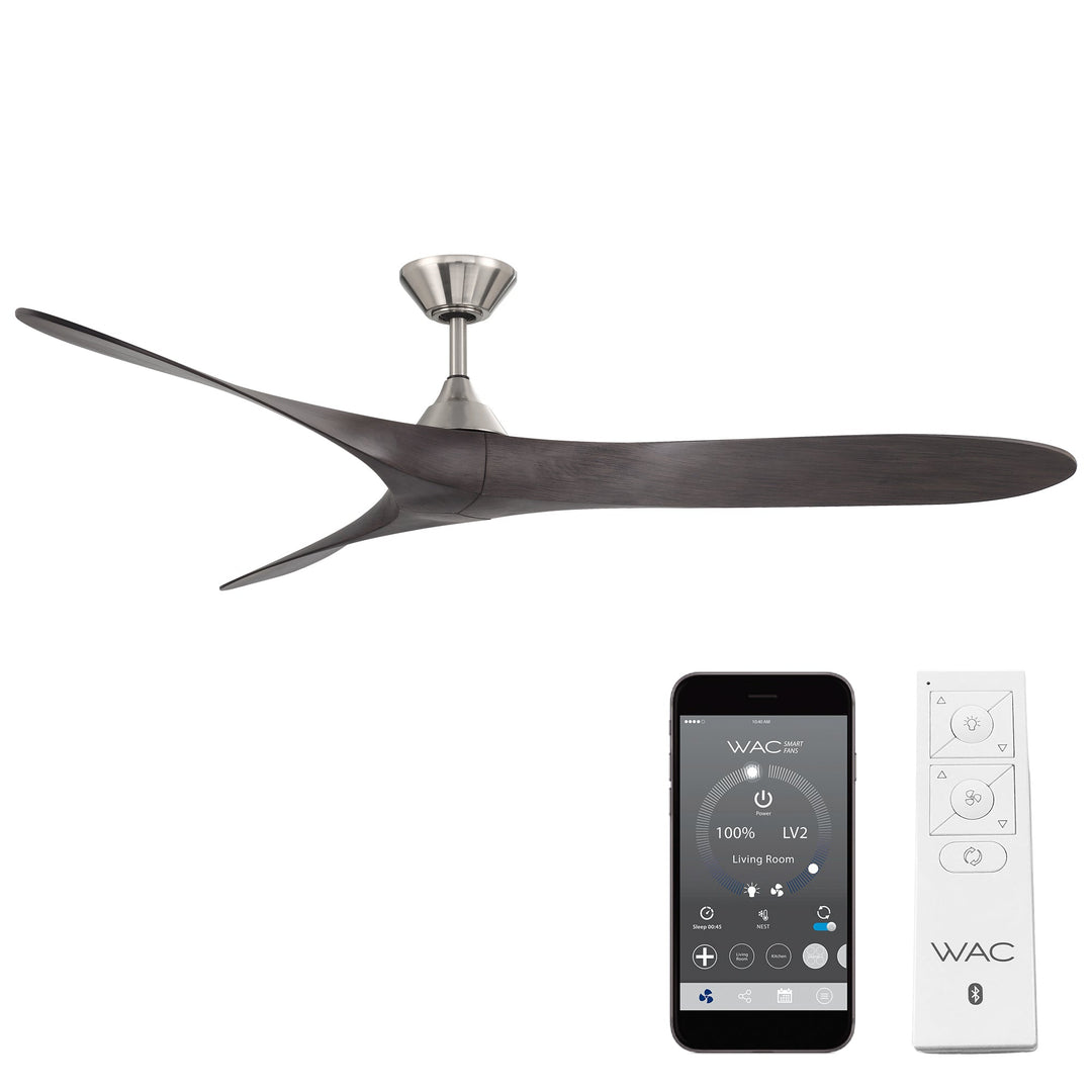 ##Antique Hardware## Malibu 3-Blade LED Smart Ceiling Fan