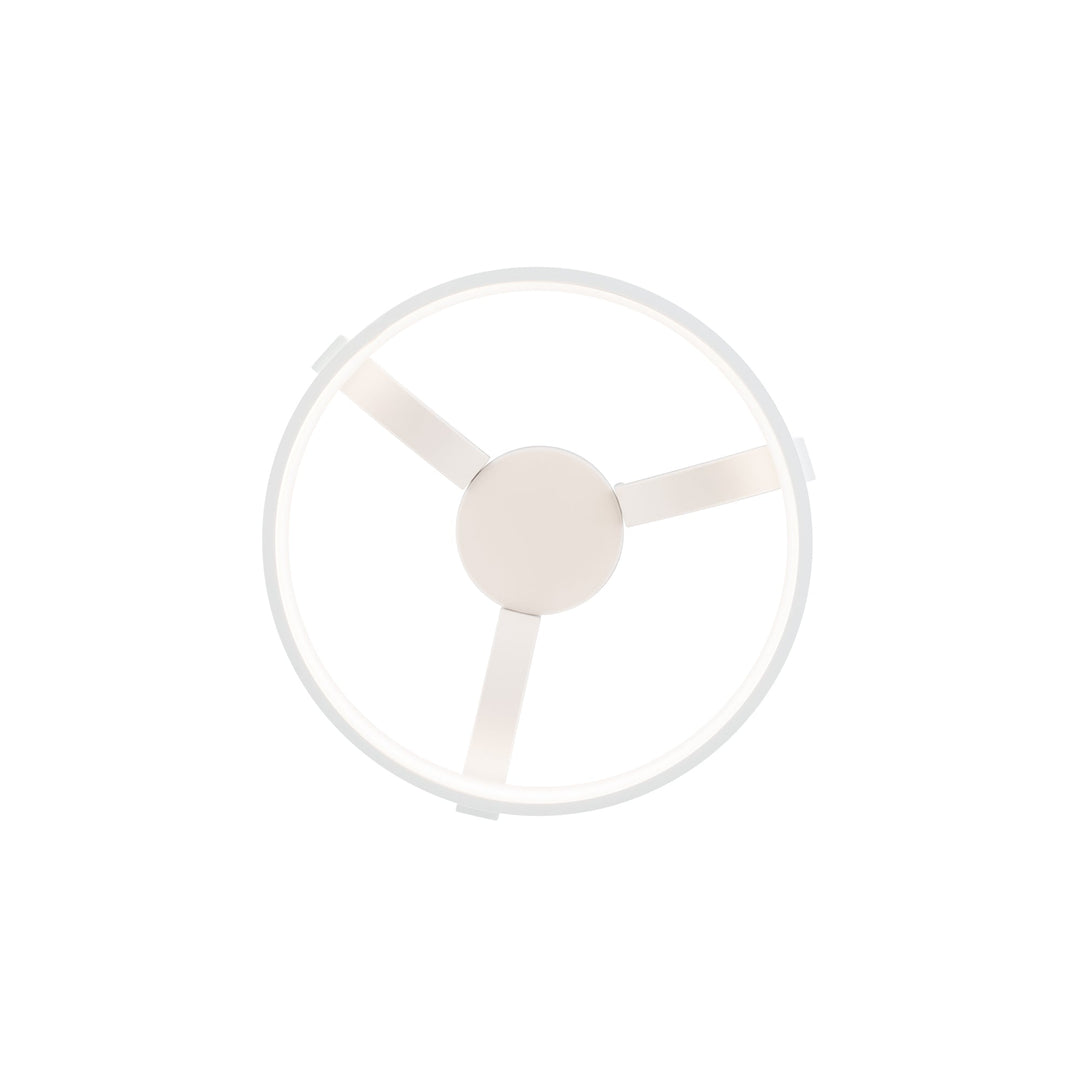 ##Antique Hardware## Chaucer LED Semi-Flush Mount