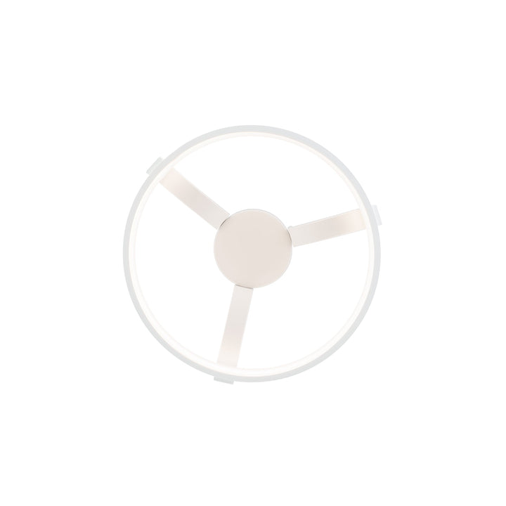 ##Antique Hardware## Chaucer LED Semi-Flush Mount