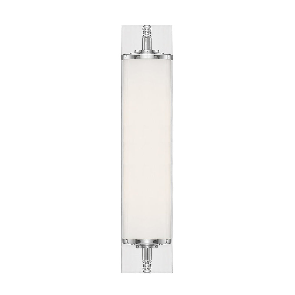 ##Antique Hardware## Foster 1 Light Polished Chrome Bathroom Vanity