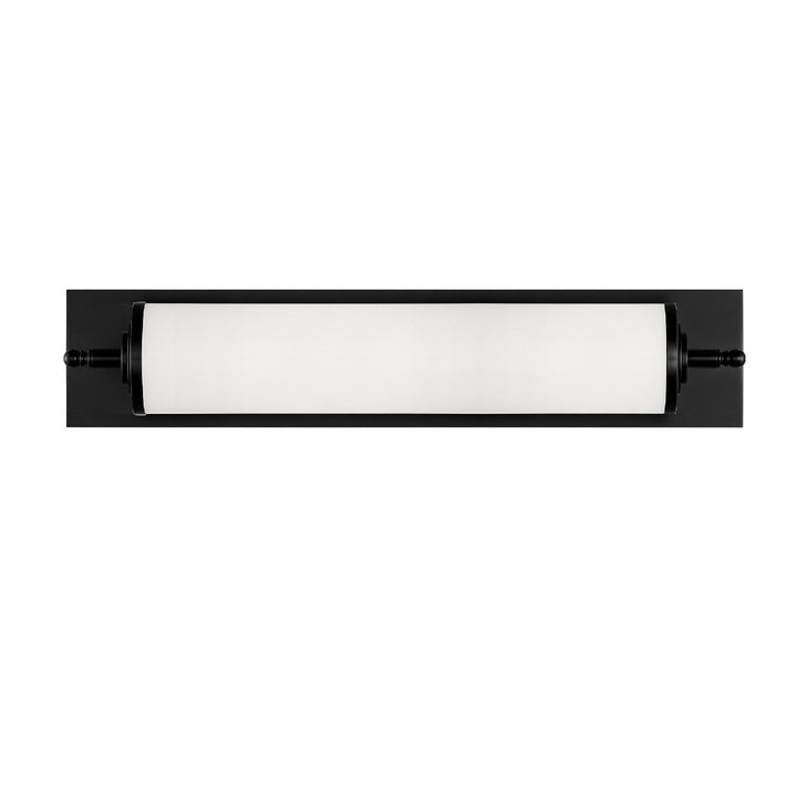 ##Antique Hardware## Foster 1 Light Matte Black Bathroom Vanity