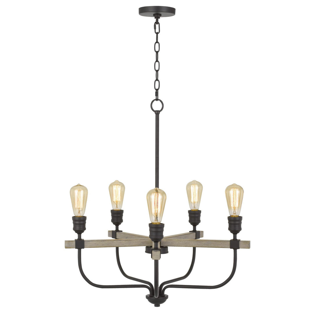 Antique Hardware 60W X 5 SION METAL CHANDELIER Chandelier
