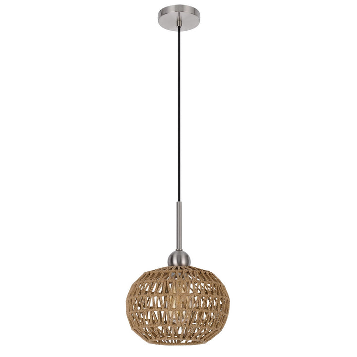 ##Antique Hardware## 60W MEDAN ROPED PENDANT FIXTURE