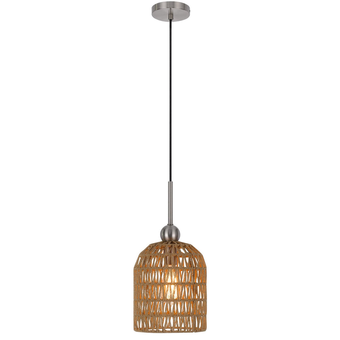 ##Antique Hardware## 60W DEPOK ROPED PENDANT FIXTURE