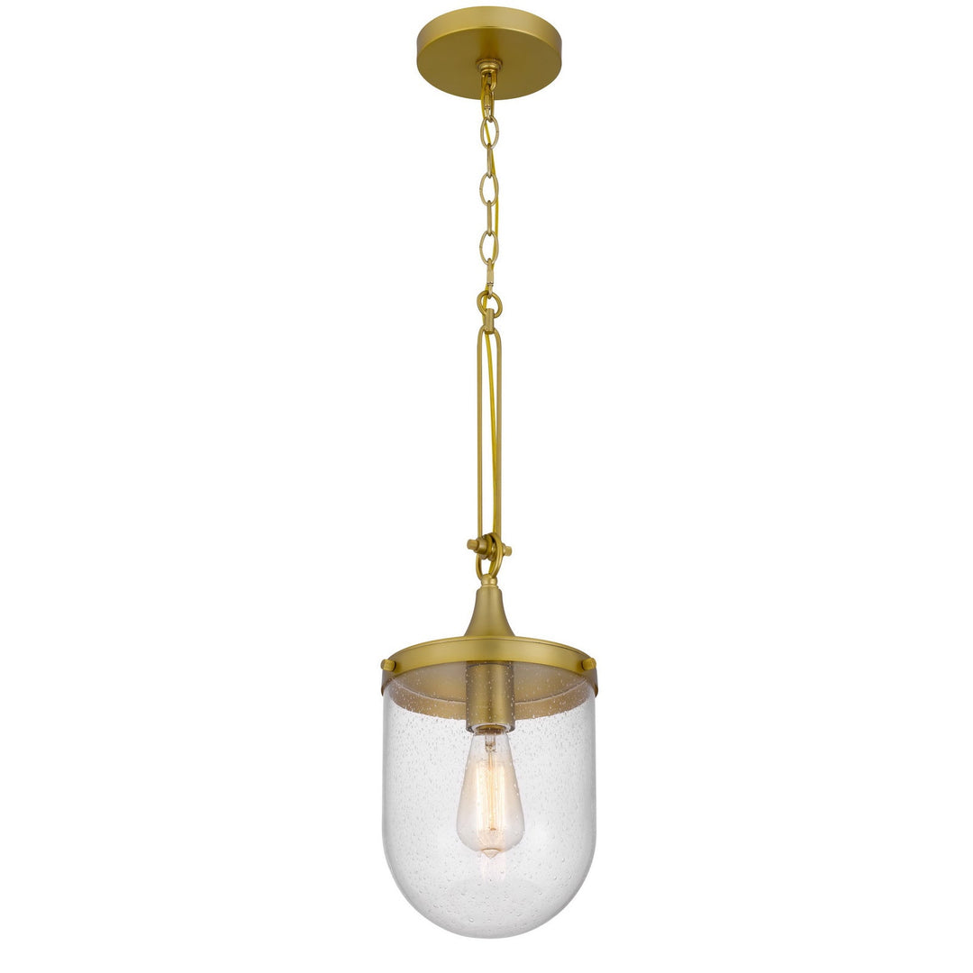 ##Antique Hardware## 60W ITHACA BUBBLED GLASS PENDANT FIXTURE