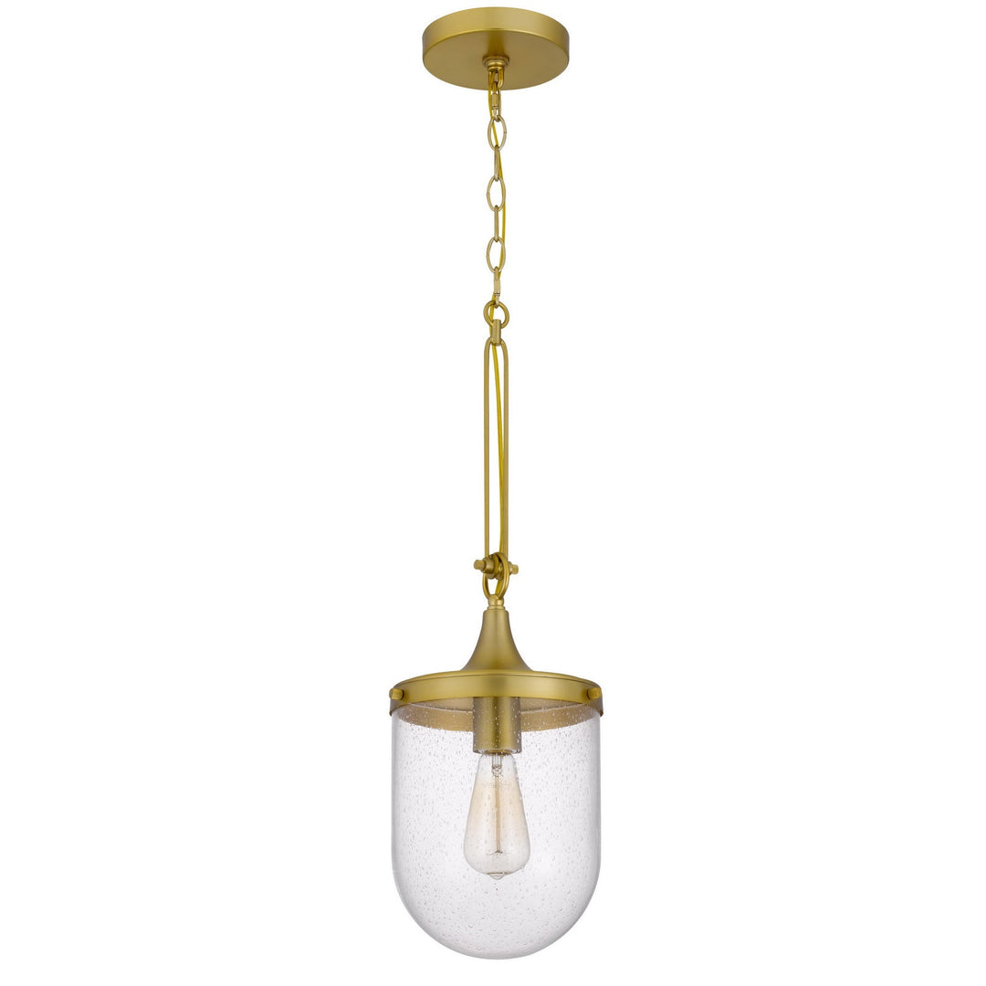 ##Antique Hardware## 60W ITHACA BUBBLED GLASS PENDANT FIXTURE