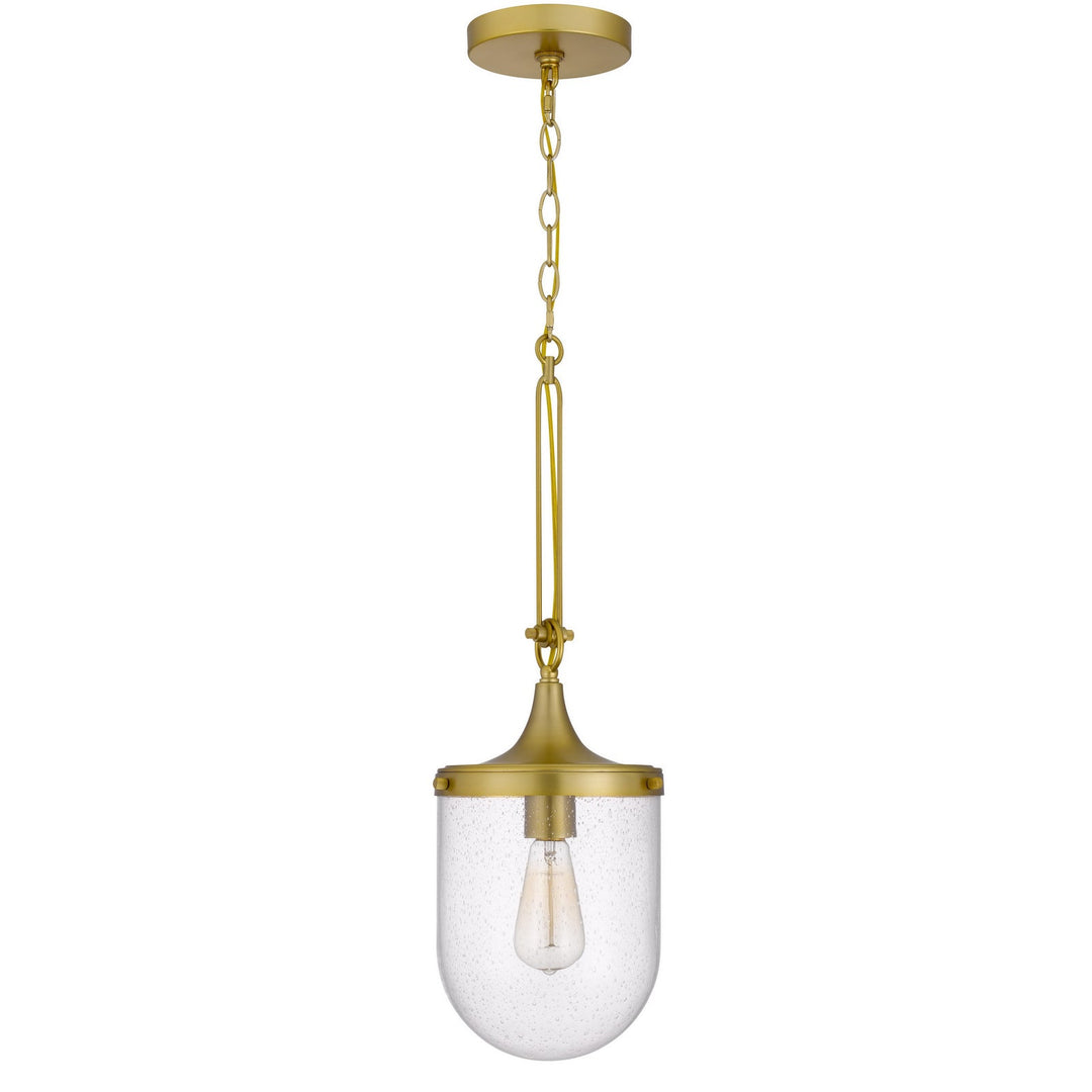 ##Antique Hardware## 60W ITHACA BUBBLED GLASS PENDANT FIXTURE