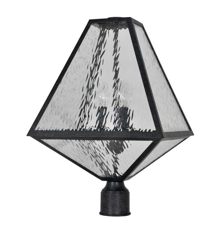 ##Antique Hardware## Brian Patrick Flynn Glacier 3 Light Black Charcoal Large Outdoor Post