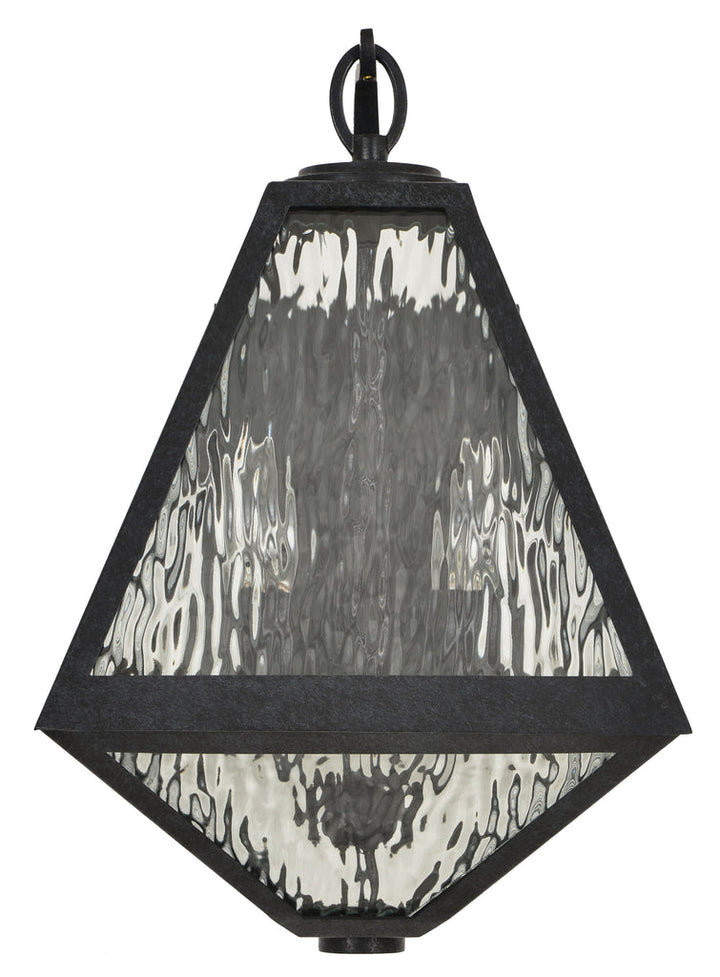 ##Antique Hardware## Brian Patrick Flynn Glacier 2 Light Black Charcoal Outdoor Sconce