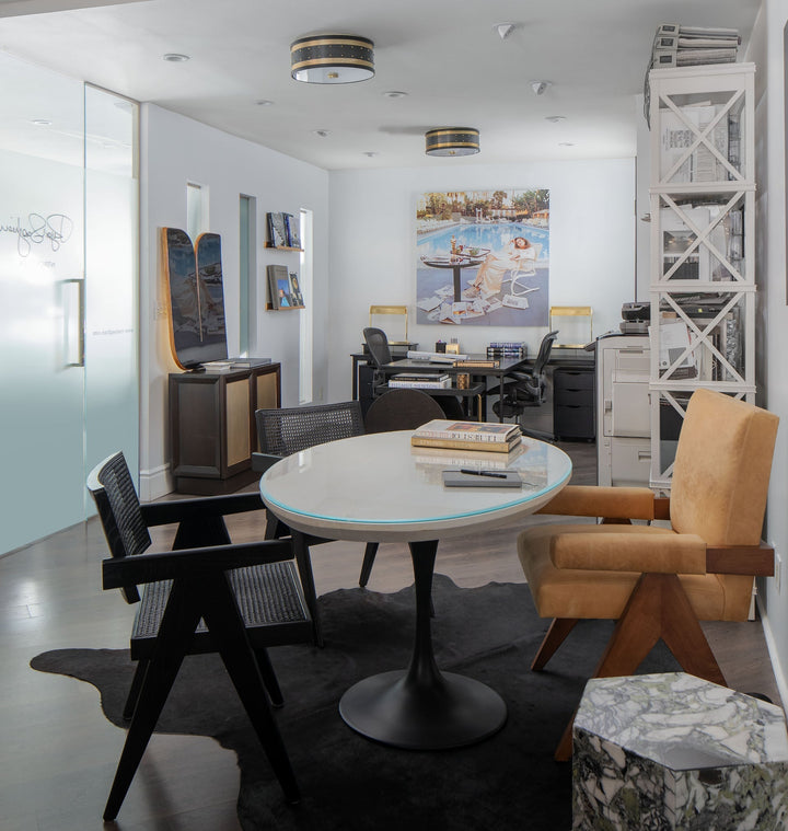 ##Antique Hardware## Gaines Flush Mount