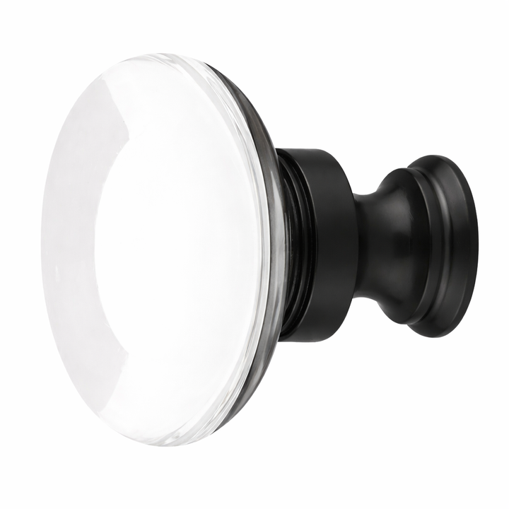1 3/4 Inch Clear Crystal Glass Providence Cabinet & Furniture Knob