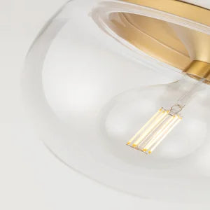 ##Antique Hardware## Grace Flush Mount