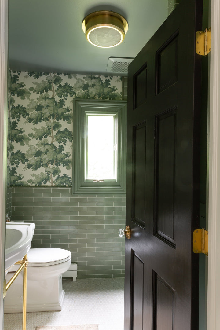 ##Antique Hardware## Greenport Flush Mount