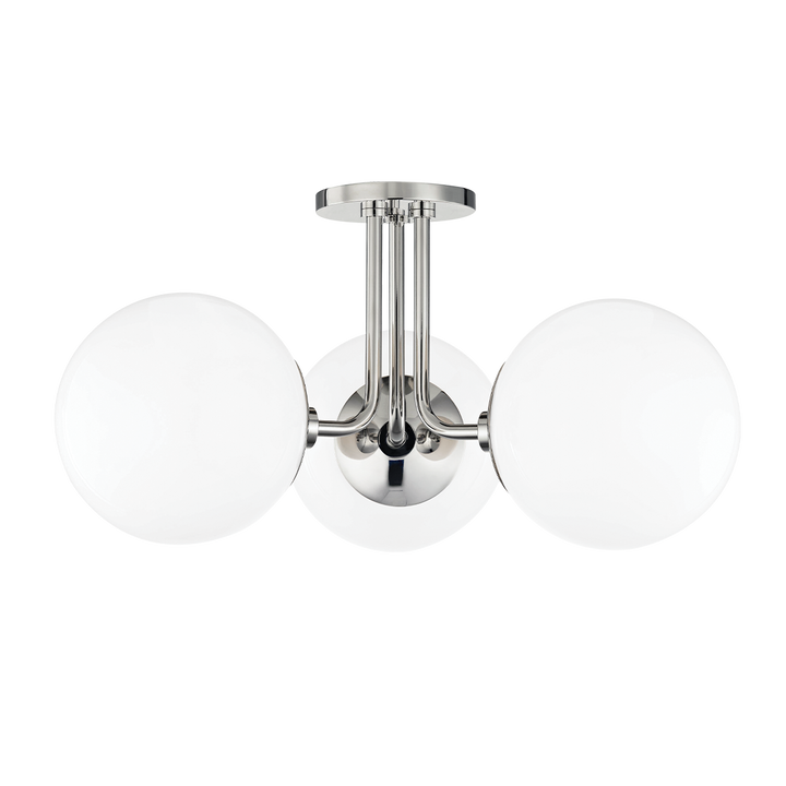 ##Antique Hardware## Stella Semi Flush