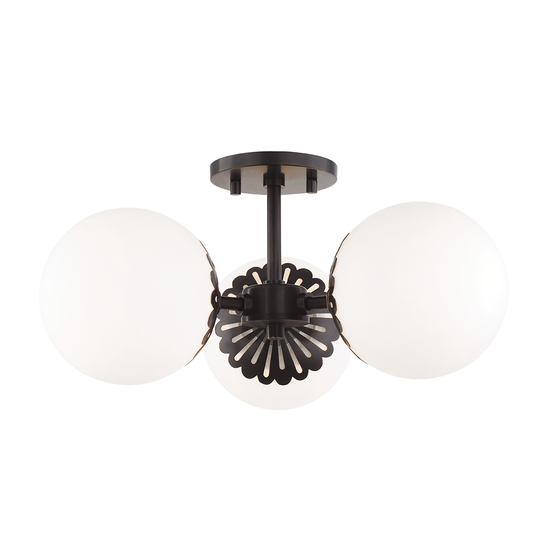 ##Antique Hardware## Paige Semi Flush