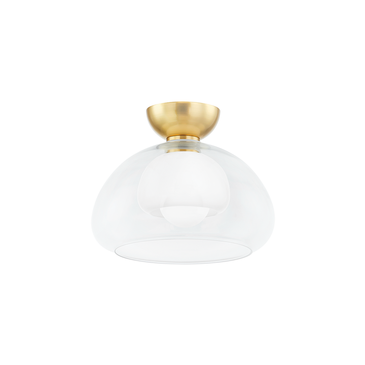 ##Antique Hardware## Cortney Semi Flush