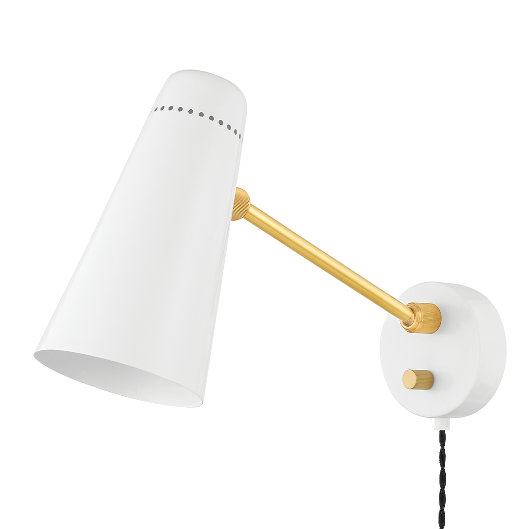 ##Antique Hardware## Alex Plug-In Sconce