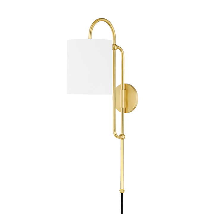 ##Antique Hardware## Caroline Plug-In Sconce