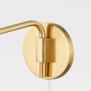 ##Antique Hardware## Issa Plug-In Sconce