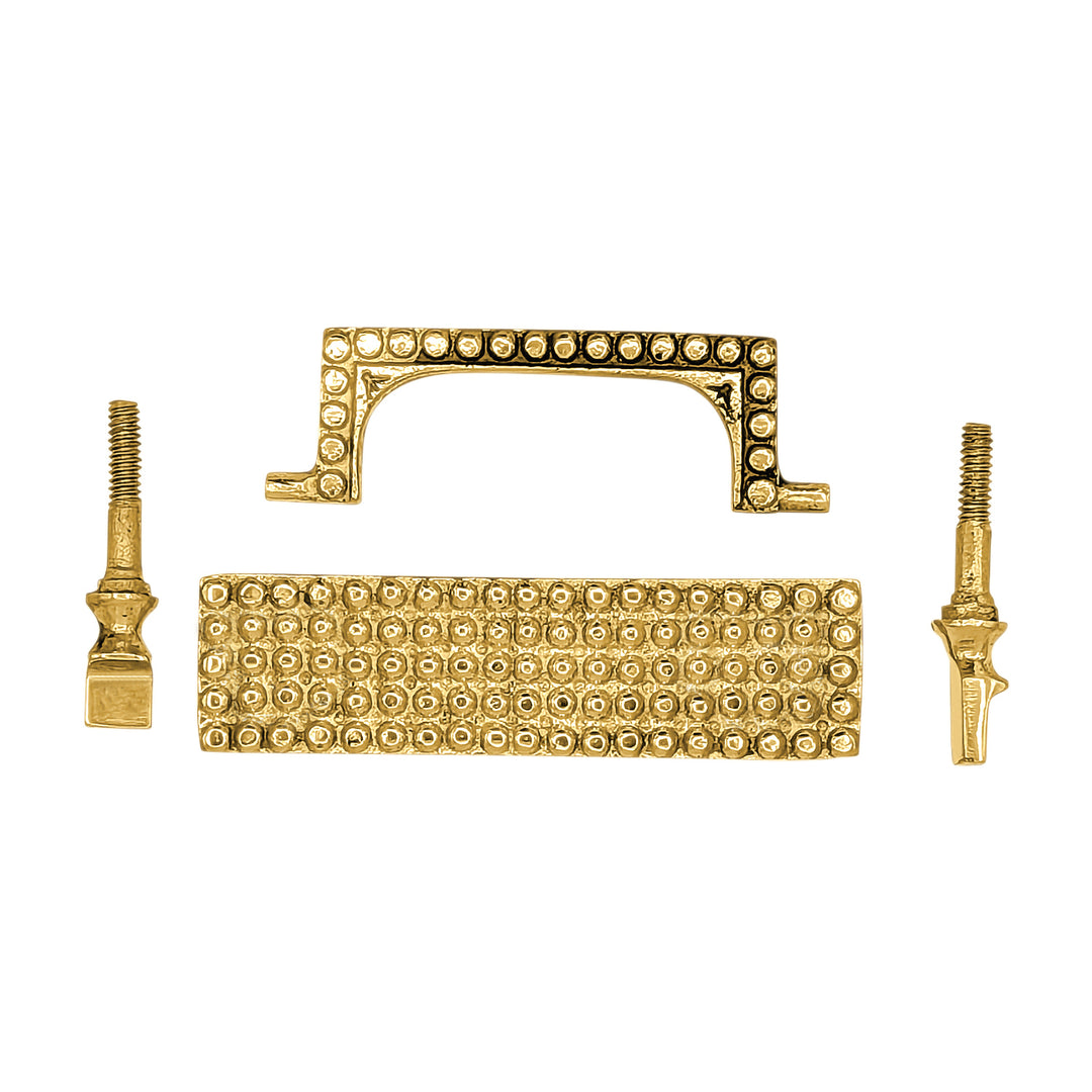 3 3/8 Inch (2 1/2 inch C-C) Beaded Signature Bail Pull (Several Finishes Available)