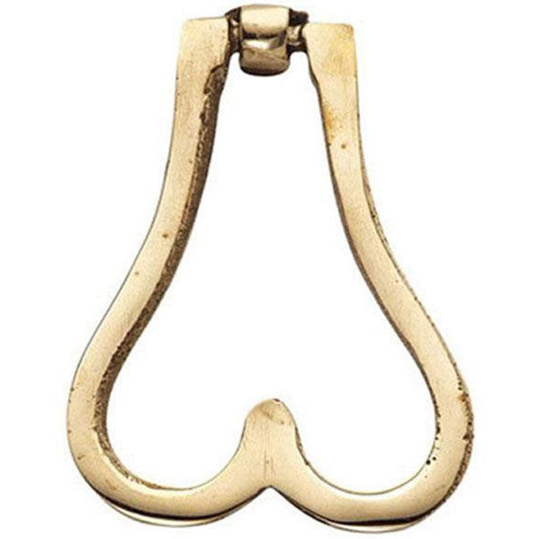 ##Antique Hardware## 2 1/8 Inch Modern Heart Cabinet Drop Pull