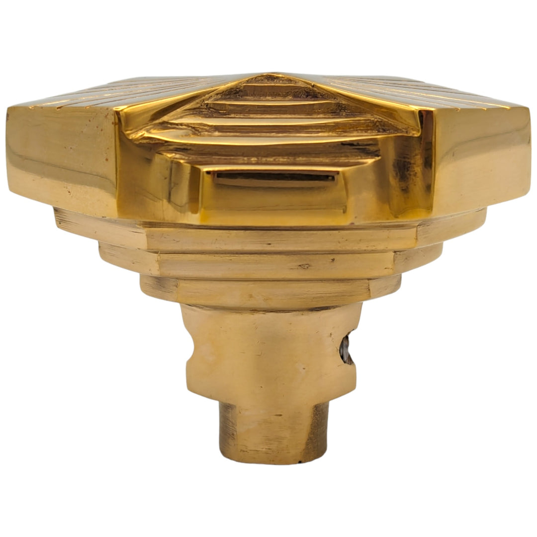 Antique Hardware Art Deco Fanfare Solid Brass Spare Door Knob Set (Several Finishes Available) SPARE DOORKNOBS