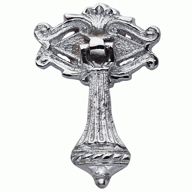 ##Antique Hardware## 2 1/2 Inch Solid Brass Victorian Drop Pull