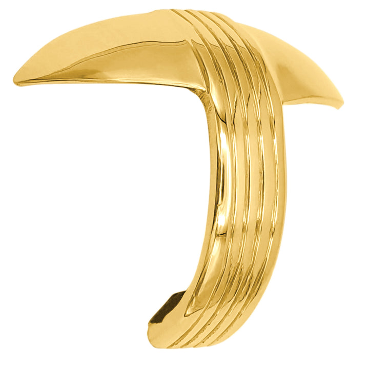 2 5/8 Inch Overall (2 Inch c-c) Solid Brass Art Deco Pull