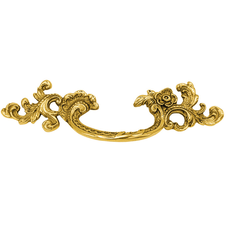 6 1/2 Inch (3 1/8 inch c-c) Filigree Rococo Pull (Several Finishes Available)