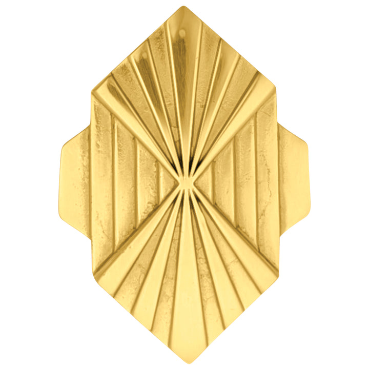 1 1/2 inch Moderne Deco Cabinet Knob (Several Finishes Available)