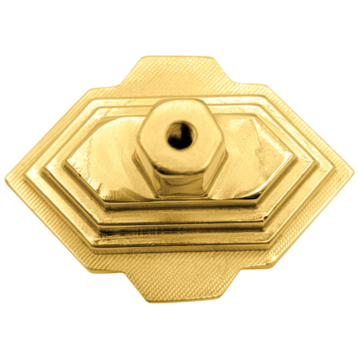 1 1/2 inch Moderne Deco Cabinet Knob (Several Finishes Available)