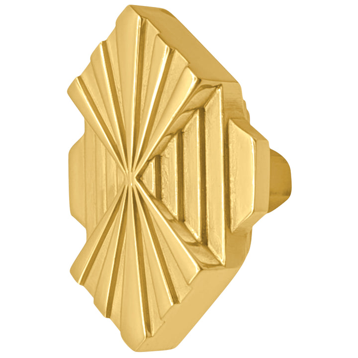 2 inch Moderne Deco Cabinet Knob (Several Finishes Available)