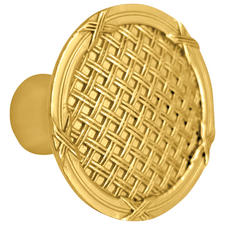 1 1/2 inch Ribbon & Reed Trellis Cabinet Knob (Several Finishes Available)