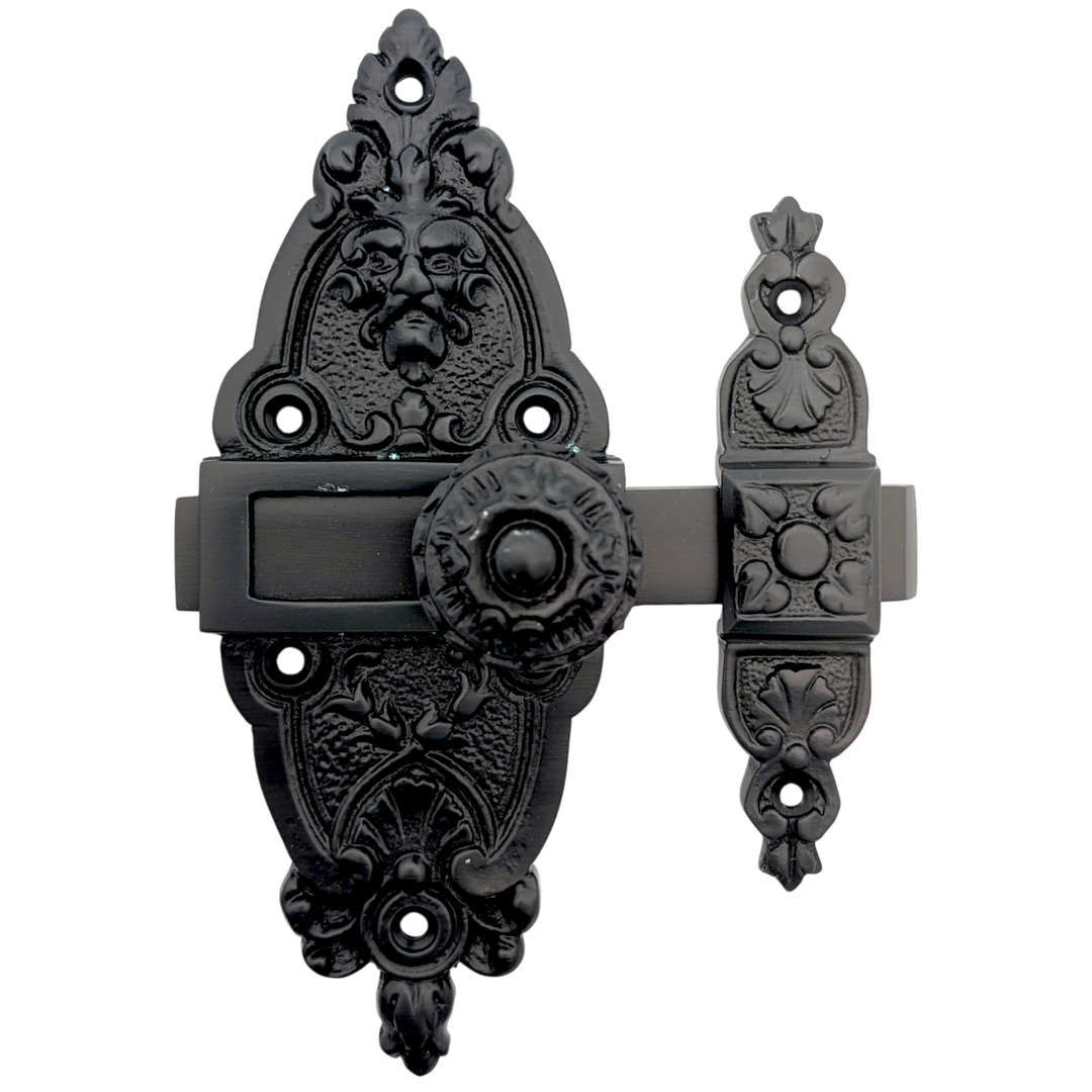5 1/2 Gargoyle French Door or Cabinet Slide Bolt Latch (Several Finishes Available)