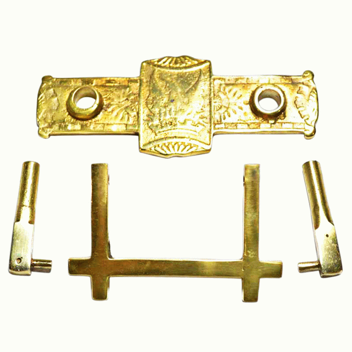 Antique Hardware 3 3/4 Inch (2 1/2 Inch c-c) Eagle Cabinet Drop Pull DROP PULL