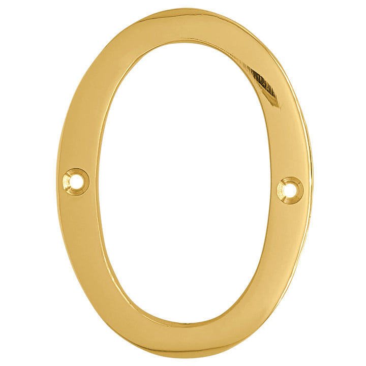 6 Inch Tall House Number 0