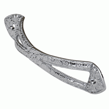 ##Antique Hardware## 6 Inch (4 3/5 Inch C-C) Floral Style Cabinet or Furniture Pull Handle