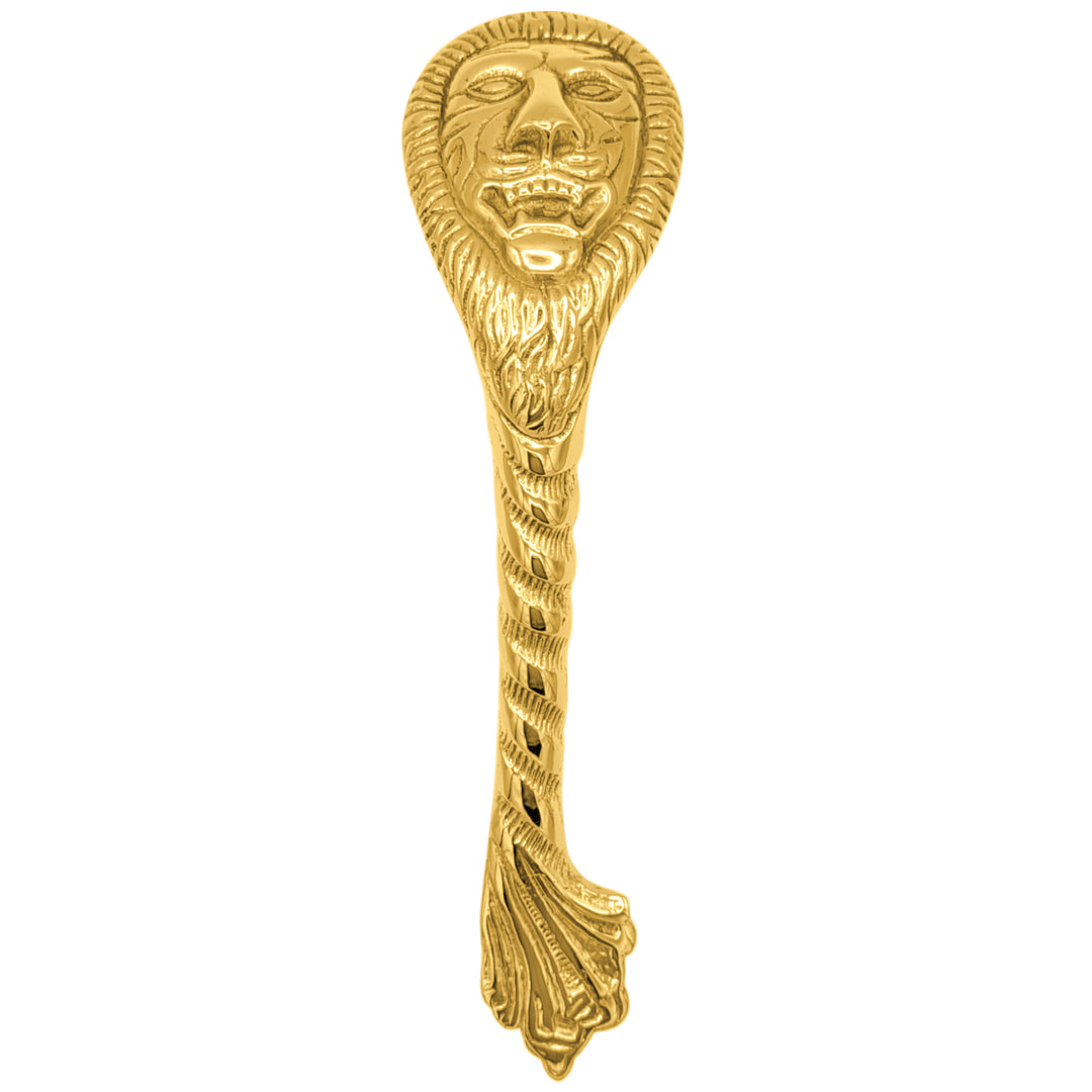 10 Inch Ornate Lion's Head Door Pull
