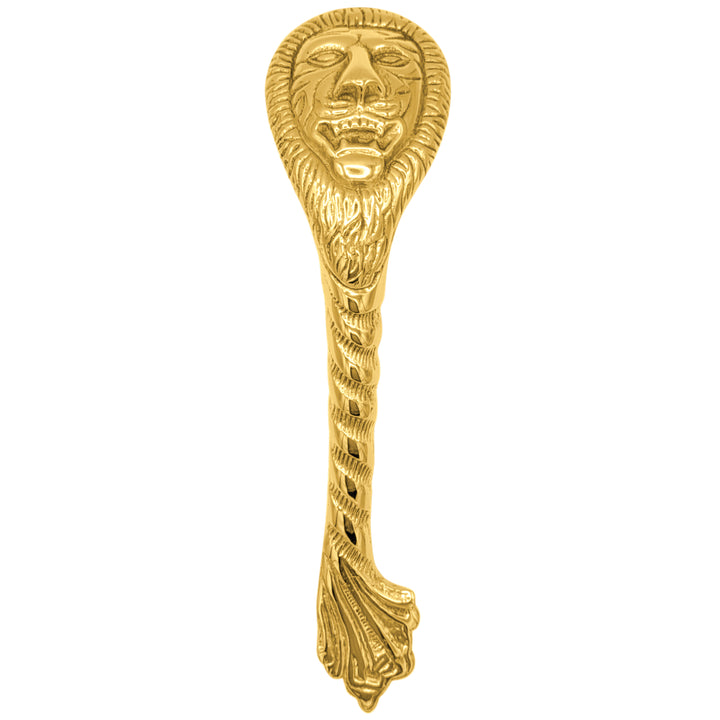 10 Inch Ornate Lion's Head Door Pull