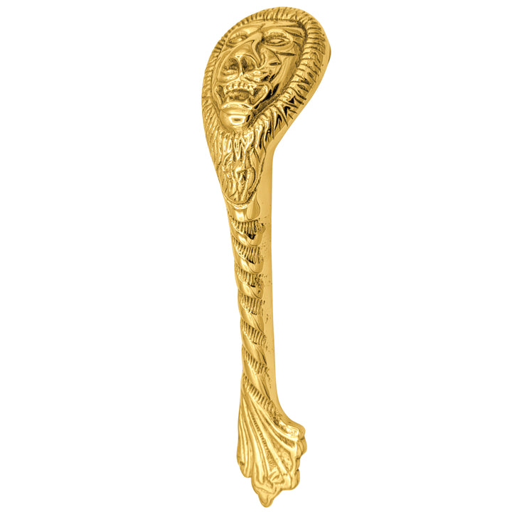 10 Inch Ornate Lion's Head Door Pull